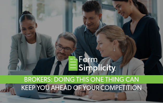 Broker training team. Brokers: Doing this one thig can keep you ahead of your competition.