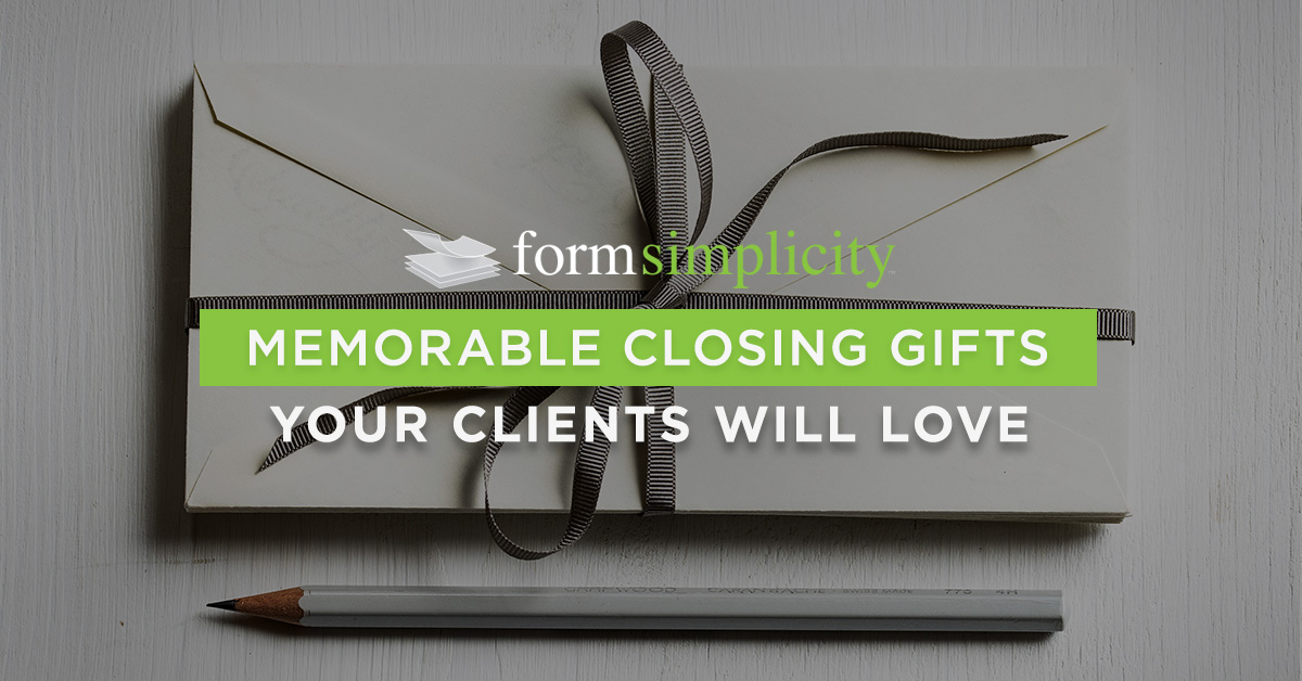 Memorable Closing Gifts Your Clients Will Love